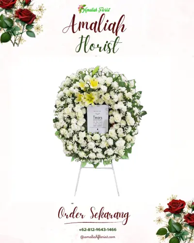 Krans Bunga Duka Cita di Sangkanjoyo